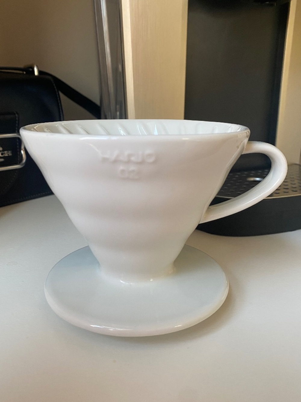 Hario V60 Porcelain Ceramic Coffee Dripper 02 - White - New!